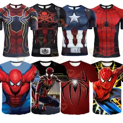 Disney Spiderman Children T Shirts Boys Clothes Hero Spidey Hero Super Baby Boy Tee Kids T-Shirt Summer Fashion Streetwear Tops