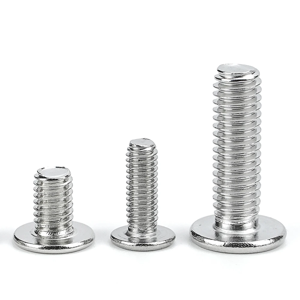 CM Phillips Ultra Thin Head Screw 304 Stainless Steel M1 M1.2 M1.4 M1.6 M2 M3 M4 M5 M6 M8 Cross Wafer Flat Head Screw for Laptop