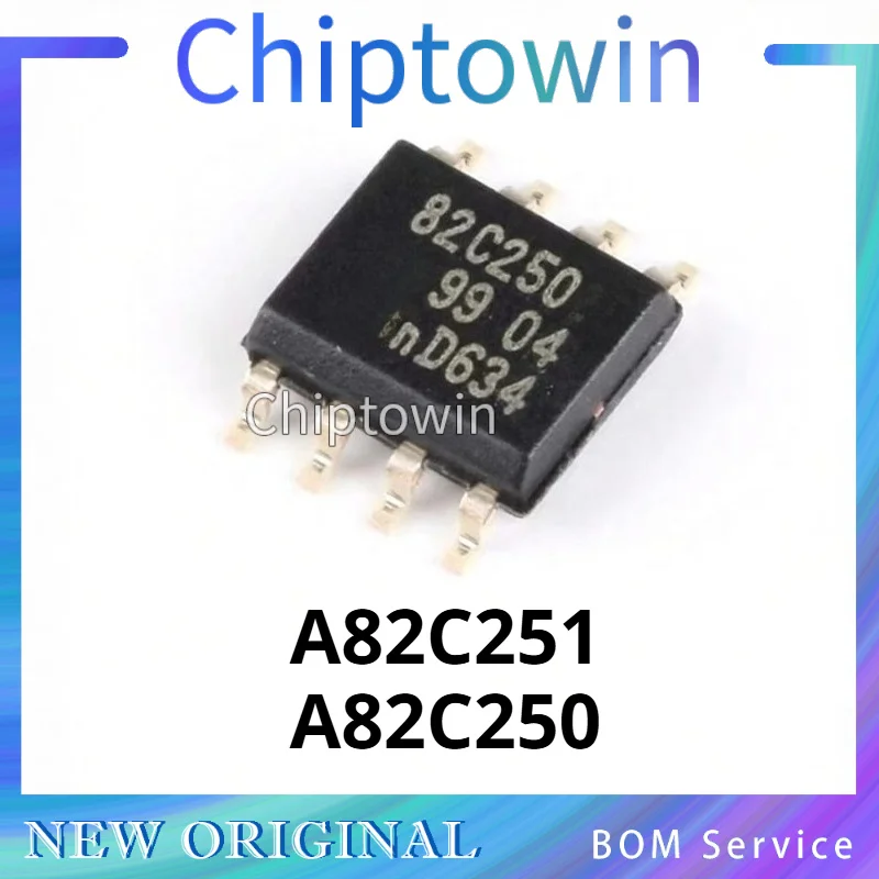 5/50/500 pcs PCA82C250 A82C251 PCA82C250T PCA82C251Y SOP-8 CAN Transceiver Original In Stock W7