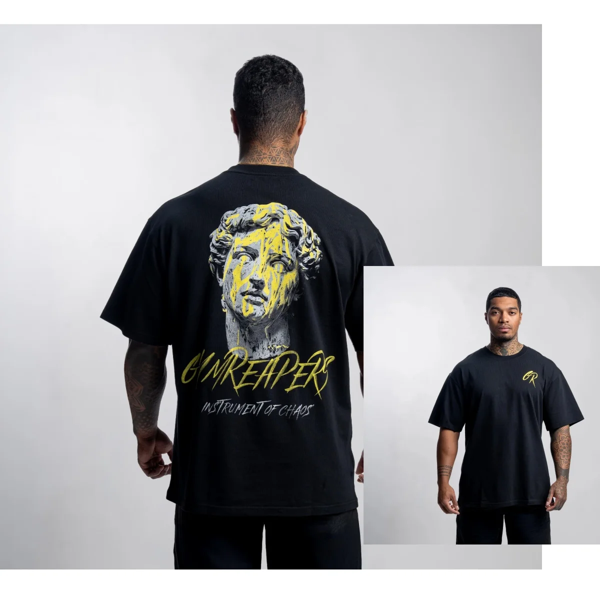 Instrument of Chaos Tee Sports Fitness Training Gym Leisure T-Shirt Men's and Women's Luxury Brand Top