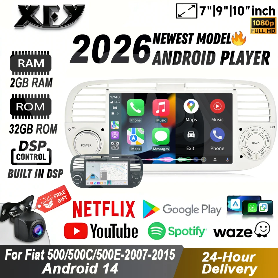 7'' Android 14 Car …