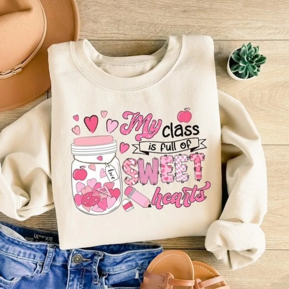 فدي هو الحبيب الكامل تعليم الحبيب عيد الحب هوديي الخريف والشتاء طويلة الأكمام ملابس الشتاء النساء قمم #2