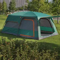 Group New Tent Outdoor Camping 6 -12 People Two Rooms One Hall Multi-layer Double-decker Big Tent