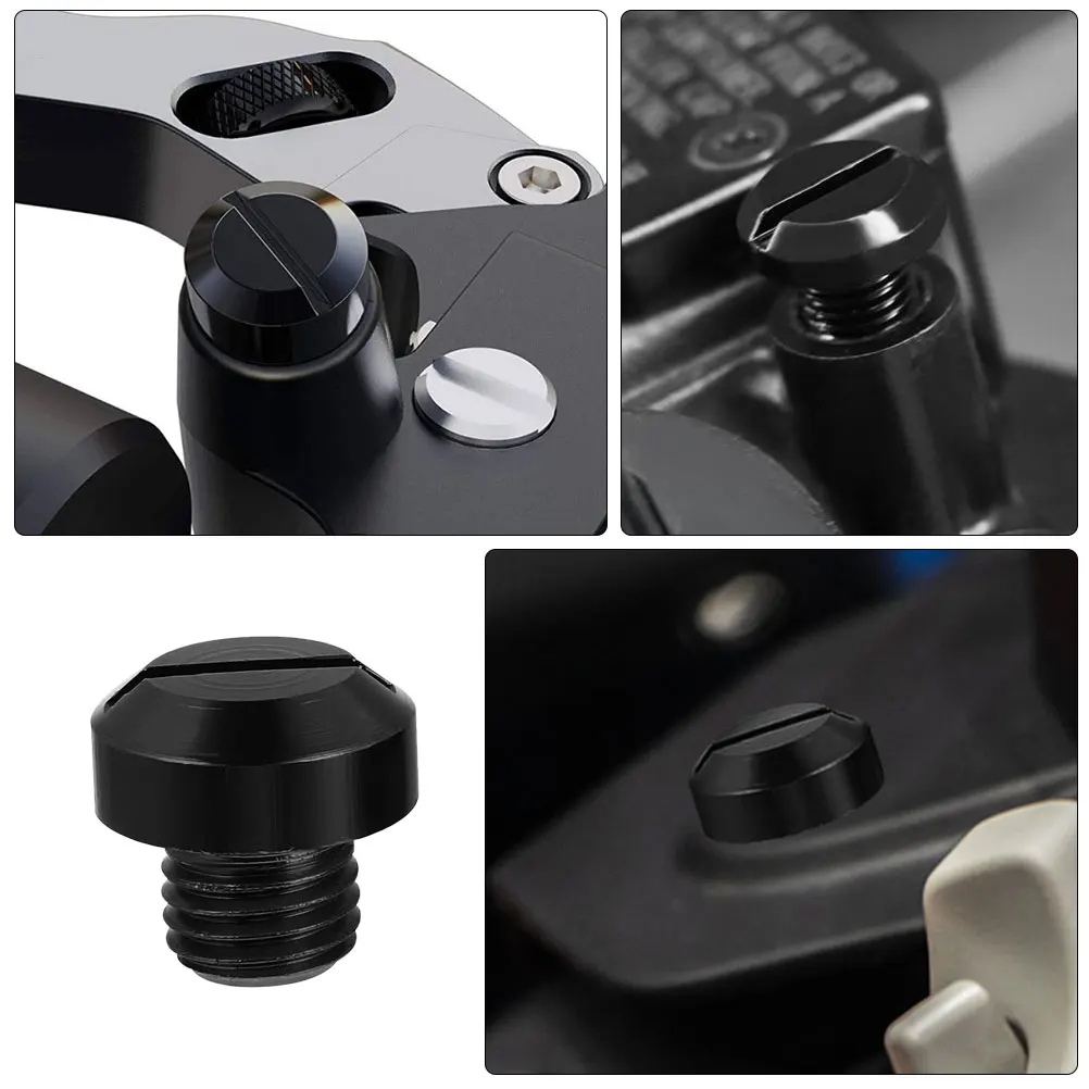 

4pcs Aluminum Motorcycle Rear Screw Decorative Stylish Rearview Modification Durable Alloy Screws Bike Mirror Accessories