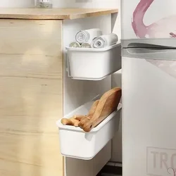 Kitchen Convenience Storage Rack Drawer Organizer Under Sink Bathroom Stand Wall-mounted Storage Shelf Space Saver Closet Boxes