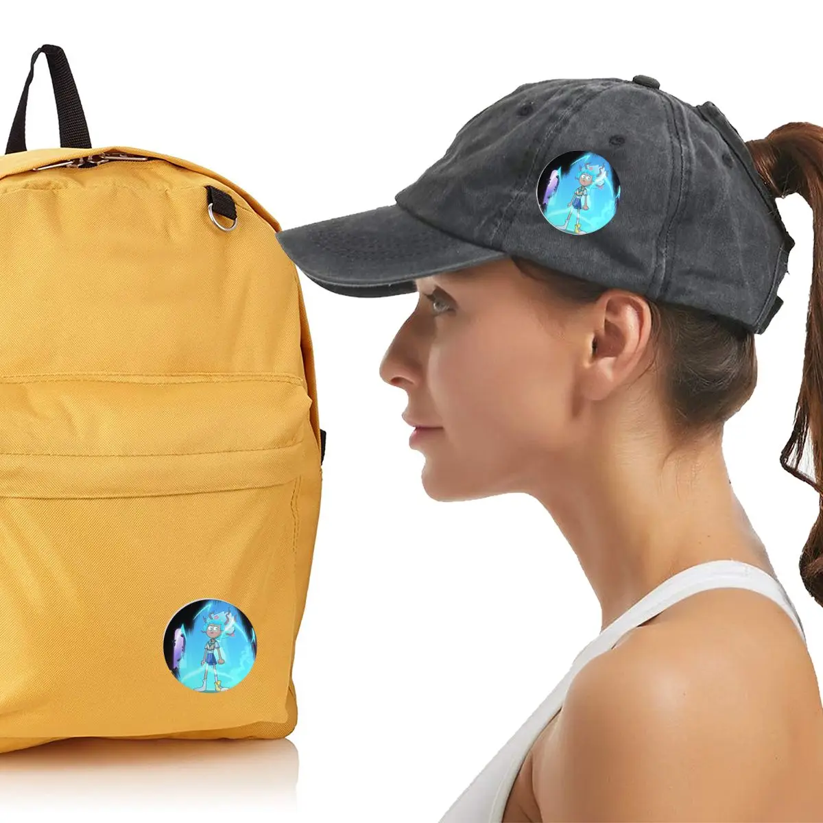 الرعب الكوميديا الكرتون فيلم البرمائيات زر مستدير دبوس للجينز تخصيص سوبر سايان Pinback شارات دبابيس