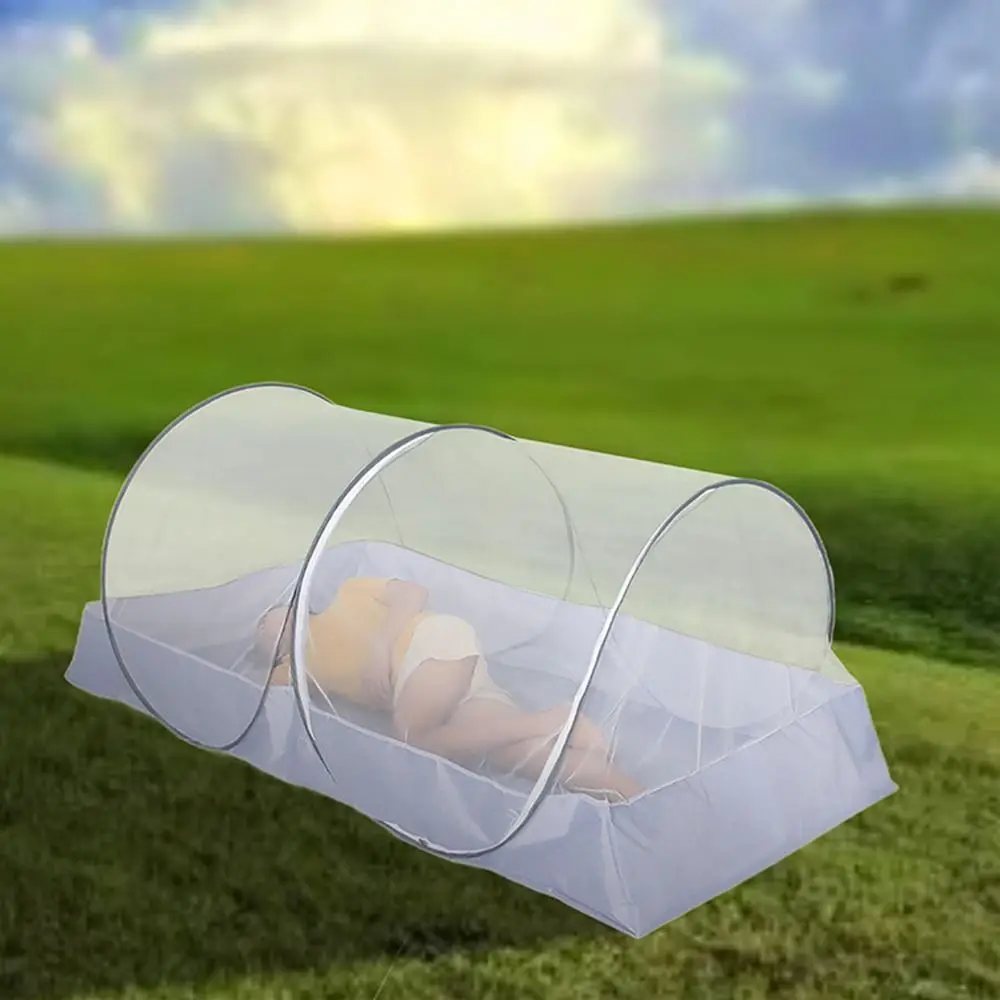 

Anti Mosquito Travel Mosquito Net Portable with Bottom Folding Mosquito Net Bed Zipper Adjustable Camping Mosquito Net Tent