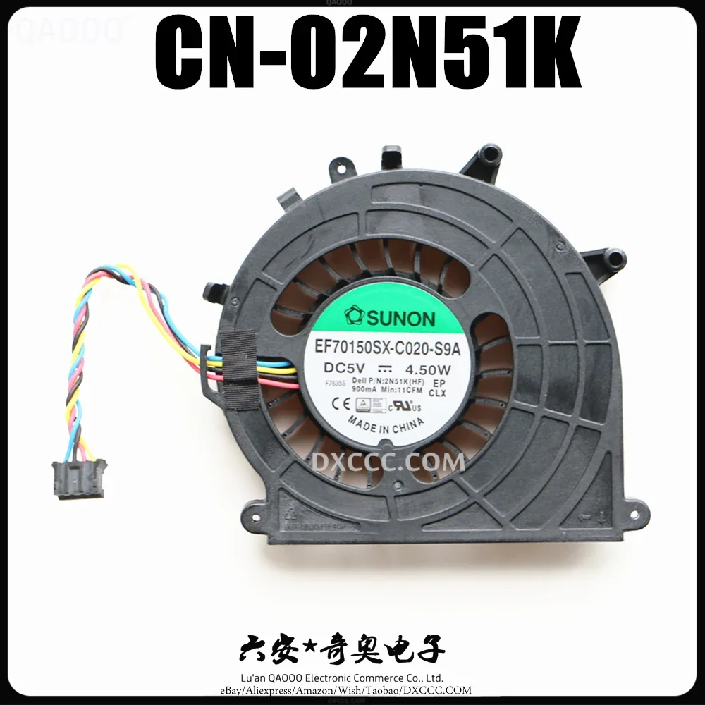 

QAOOO Desktop Fan For Dell Optiplex 3040M 3046 3060 3070 D10U 5040M 7040M Micro Desktop System Cooling Fan
