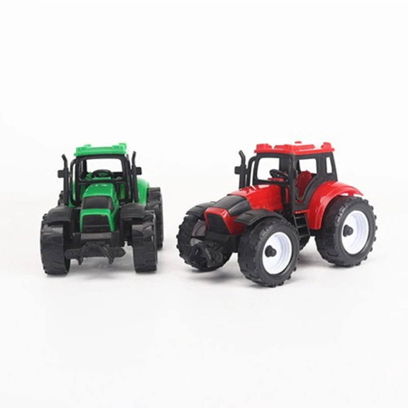 Criança Simulação Inércia Engenharia Car Farmer Car Tractor Veículo Utilitário Modelo Brinquedos Plástico Diecasts Brinquedo Meninos Crianças Presente Brinquedo