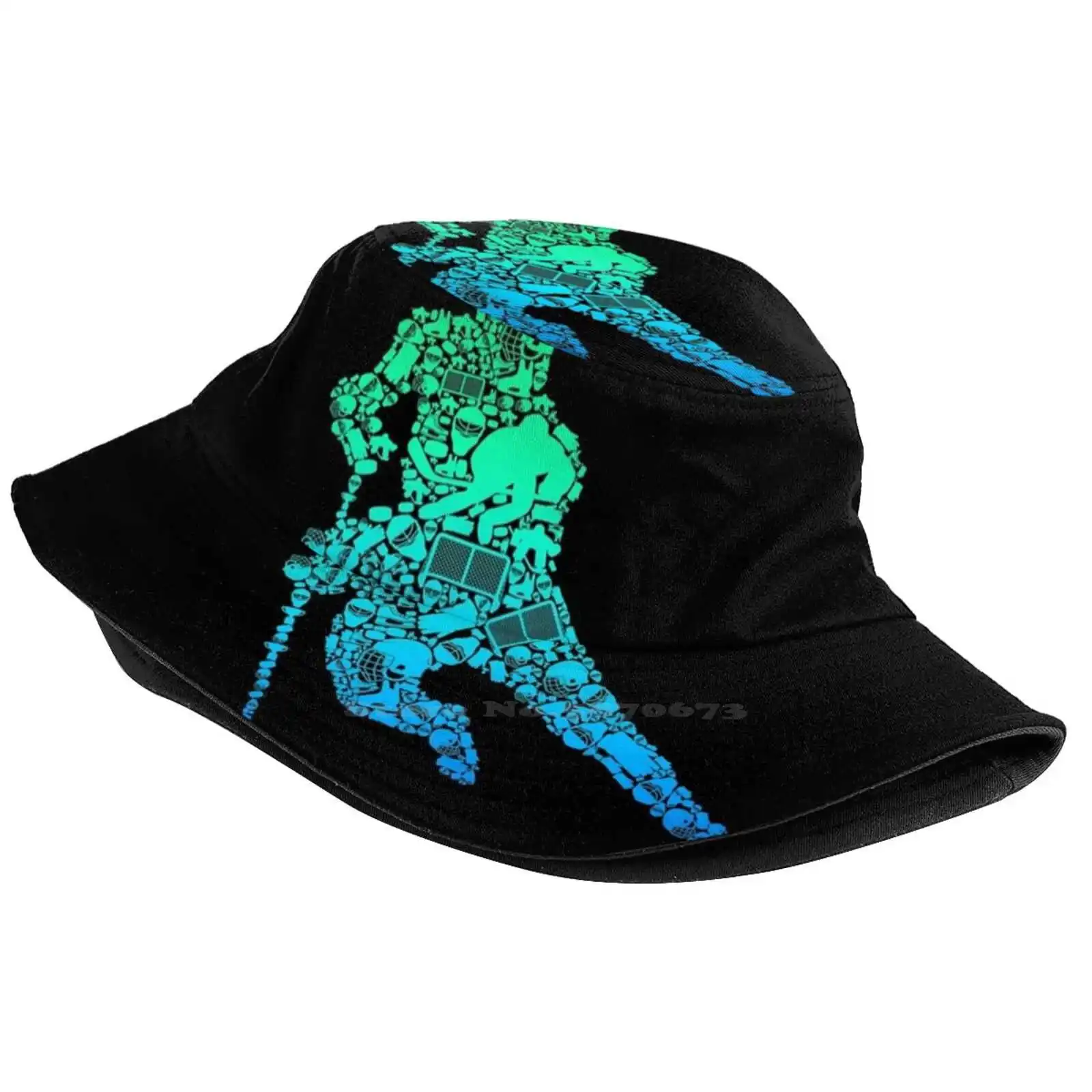 Hockey Player Ice Hockey Print Bucket Hats Sun Cap Hockey Stick Hockey Team Hockey Mom Hockey Life Field Hockey Hockey Goalie