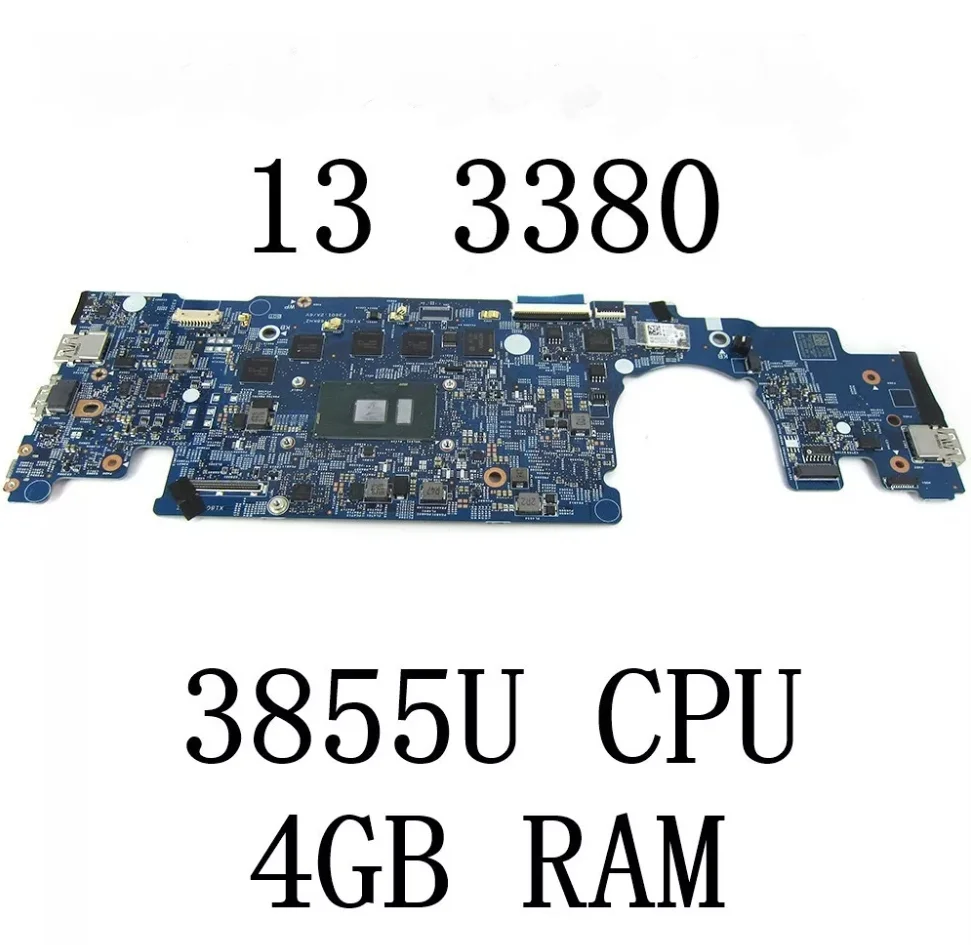 New for Dell Chromebook 13 3380 Laptop motherboard Model Multiple optional replacement SN 16811-1 CPU 3855U i36006U SR2EV SR2UW