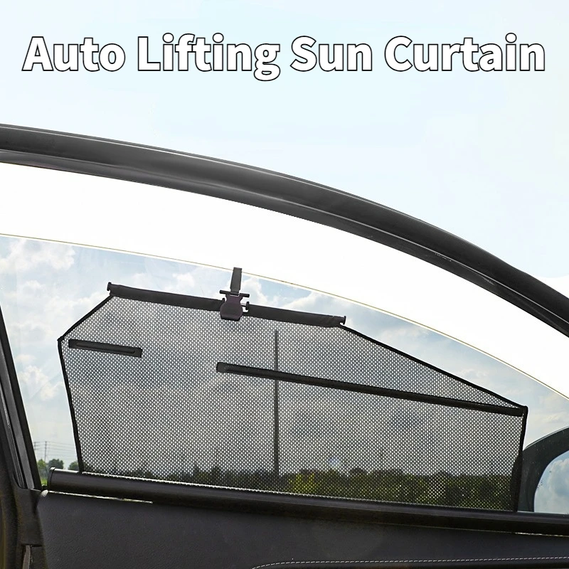 Auto Retractable Car Side Sun Curtain Universal UV Protection Light Blocking Board Car Window Sunshade Driving Accessories