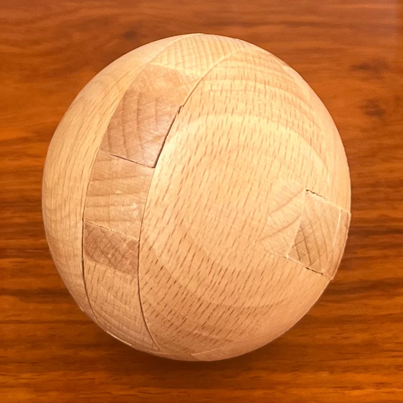 

Magic Puzzle Ball Wooden Unlock Interlock Brain Teaser Toys Luban Lock IQ Challenge Games For Kids And Adults Unique Gifts