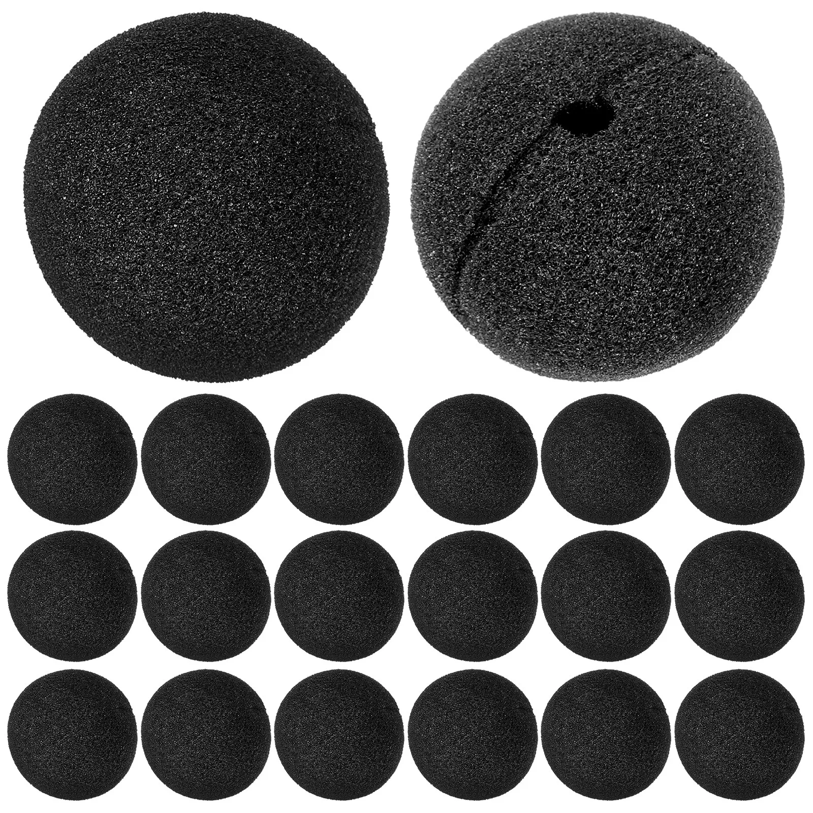 

50 шт. забавных губчатых носов клоуна для взрослых и детей, аксессуары для праздничных вечеринок, сценических выступлений и розыгрышей