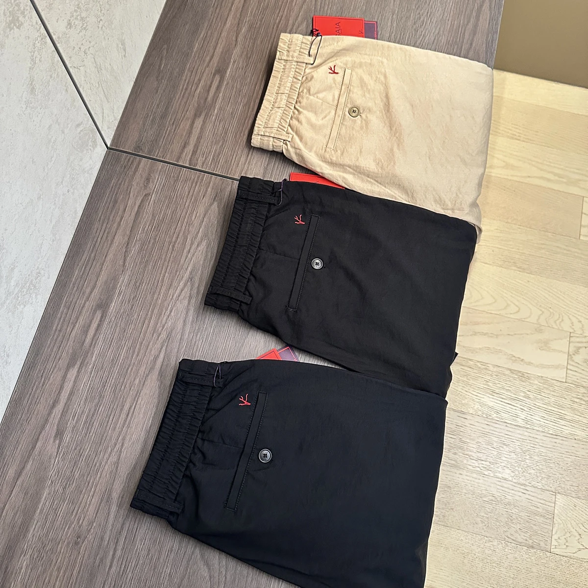 

BILLIONAIRE BLSK CPRT Pants Thin Men 2025 Spring Summer new business breathable Middle waist comfort Big size 30-40 long Pants