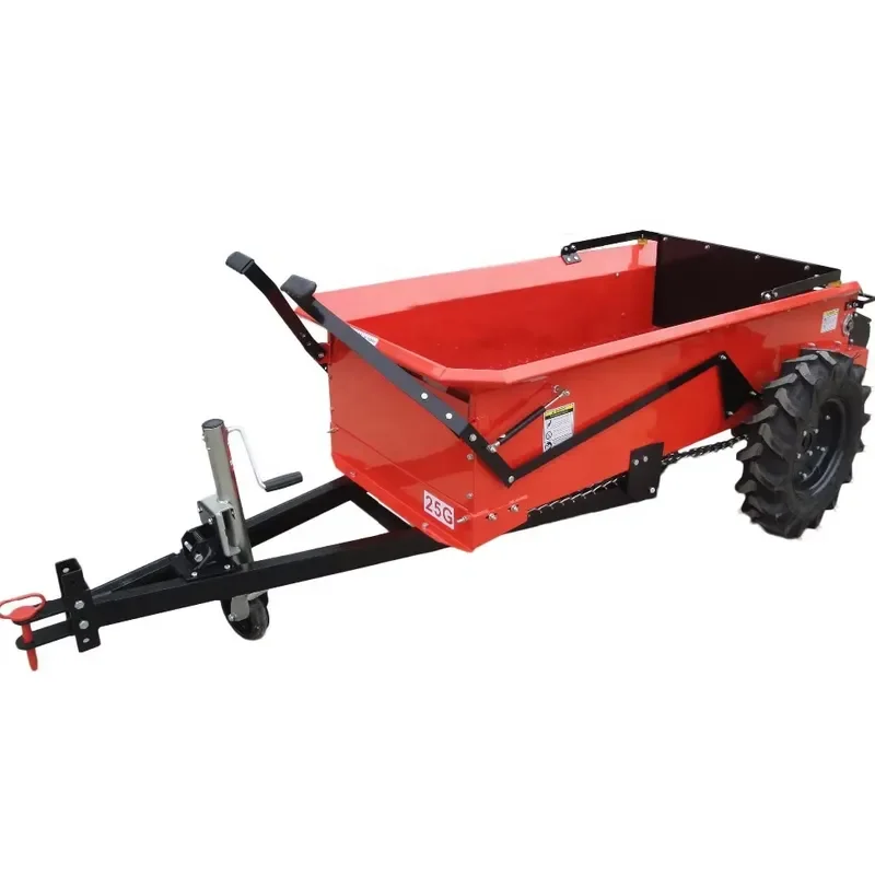 ATV Manure Spreader with Pump for Tractor 20-30HP High Productivity