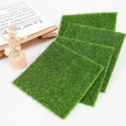 Artificial Grass Mat Moss Miniatures DIY Home Garden Landscape for Model Scenery Bonsai Layout Lawn Diorama Fairy Garden Decor