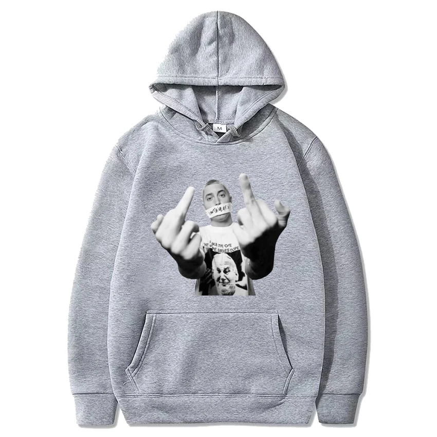 Hoge Kwaliteit Eminem Grafische Hoodie Nieuwe Mannen Vrouwen Gepersonaliseerde Rap Hiphop Streetwear Unisex Casual Fleece Lange Mouw Sweatshirt