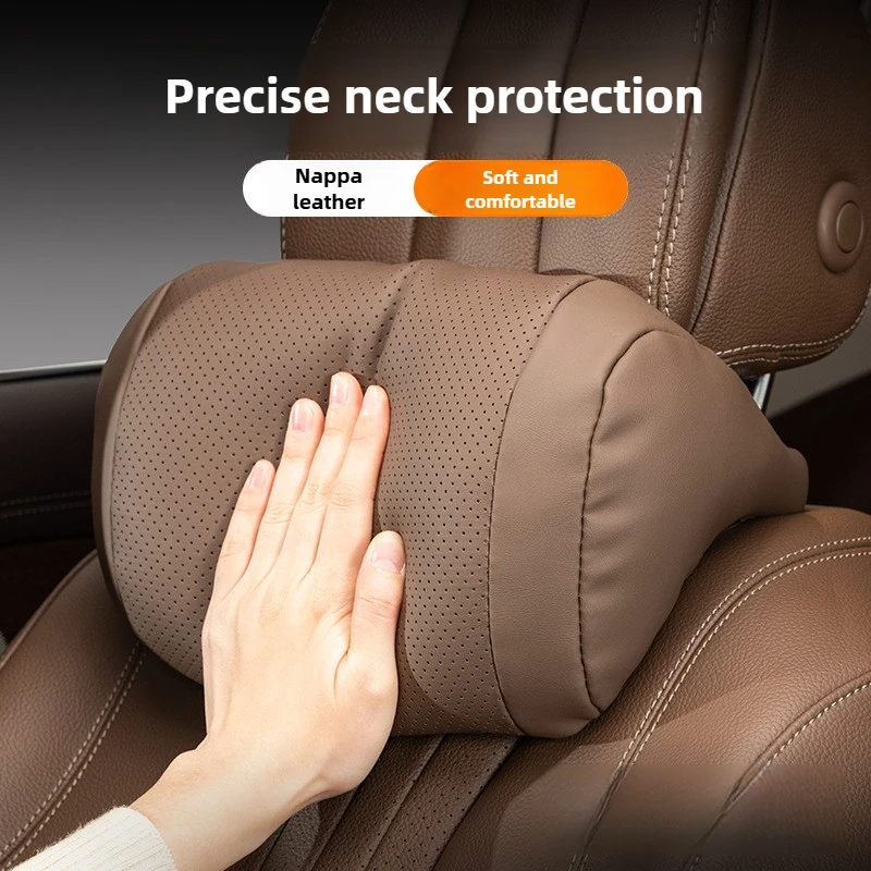 مسند رأس لمقعد السيارة العالمي للسفر وسادة رقبة ثلاثية الأبعاد لسيارة Mercedes Benz Audi BMW Hyundai Nissan Ford Toyota Lexus Volvo إلخ. #2