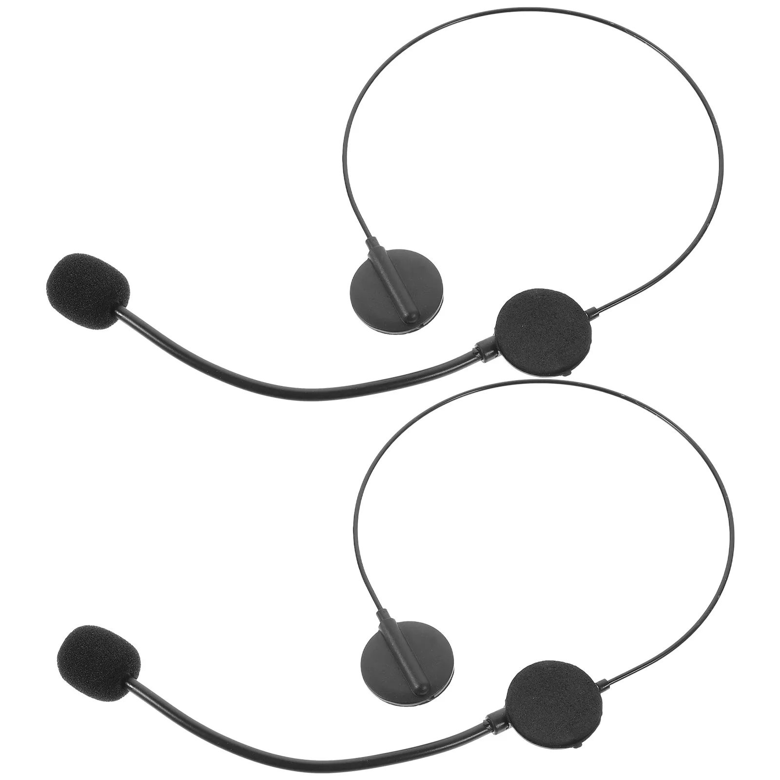 

2Pcs Star Cosplay Headphone Microphone Prop Adjustable Kids Singer Stage Pretend Play Party Accessories Toy Microphone