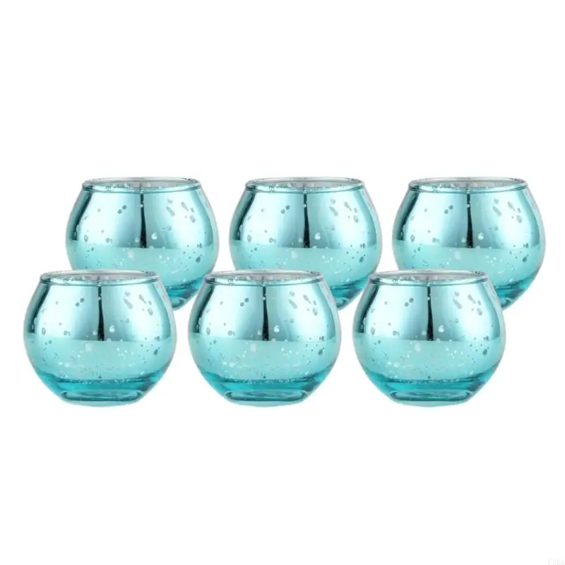 Glass Votive Holders for Tealight Glass Tealight Holders,Diwali Christmas Table Centerpiece Decors Gift