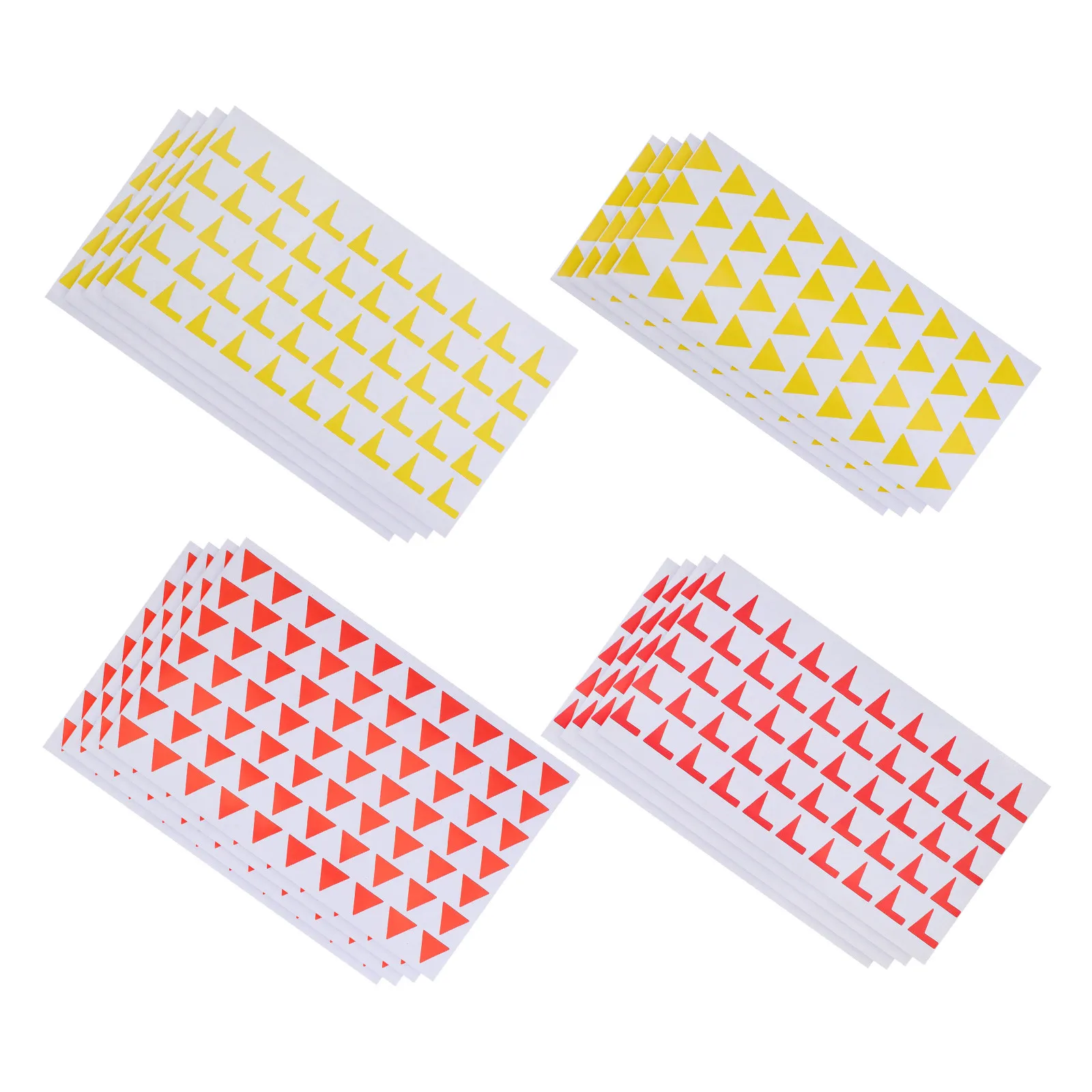 2000 pegatinas de bandera miniatura para mapas, marcadores triangulares coloridos, etiquetas autoadhesivas para marcar rutas de aventura