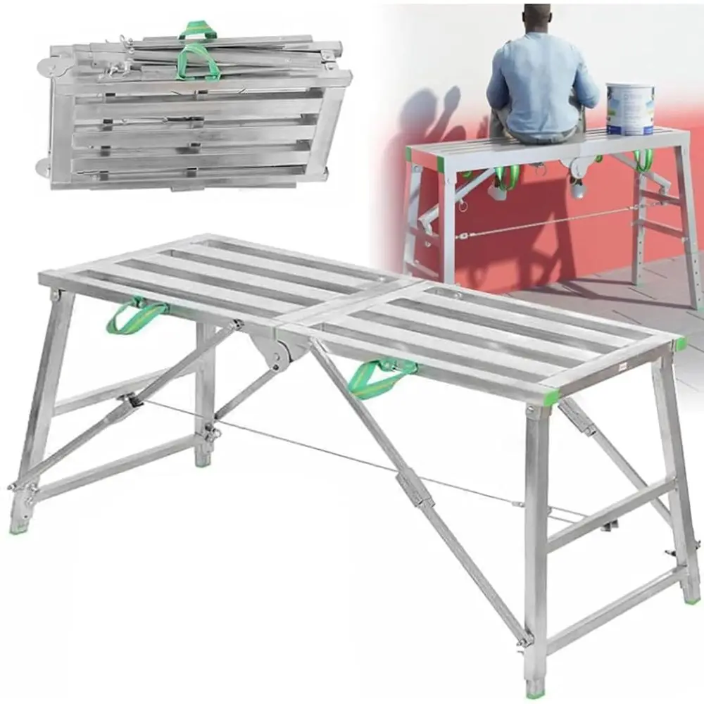 Anti-Slip Net Elevating Work Platform, Heavy-Duty Loading Scaffold, Safe and Stylish for Diverse Work Settings