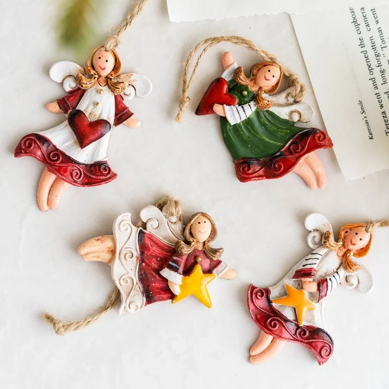 

Mini Resin Christmas Charms with Hand-Painted Details Snowman&Socks Themed Gift Set for Home Tree Decor Cozy Holiday Decorations