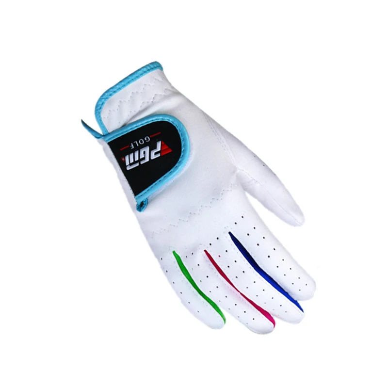 PGM-guantes de Golf antideslizantes para niños y niñas, guante de tela de fibra Superfina para deportes al aire libre, transpirable, resistente al