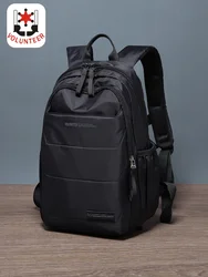 Mochila de viaje de gran capacidad para hombre, bolsa de tela impermeable con múltiples bolsillos Oxford, sólida, 2023-24, novedad de 1713