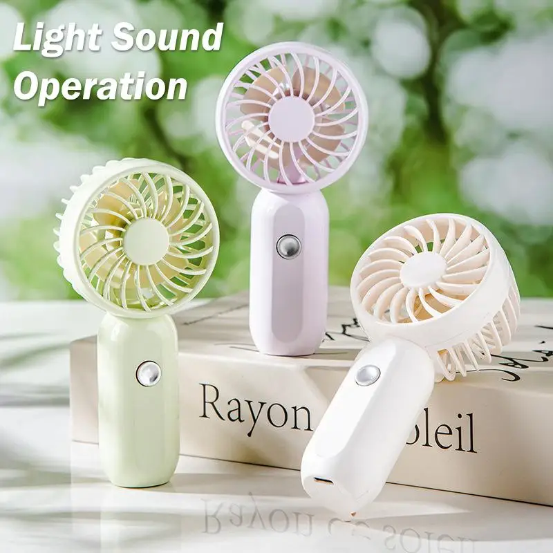Mini Fan Portable Handheld Lightweight Pocket Size for Students Outdoor Walking Commuting and Home Office