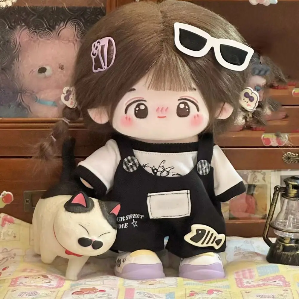 

Dress Up 20cm Cotton Doll's Clothes Suit Fashion Doll Overall Set Multicolor Lovely Star Doll Clothes Cotton Doll Accessories