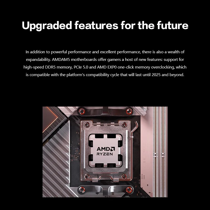 عرض ساخن لعام 2025 معالج وحدة المعالجة المركزية AMD Ryzen 5 7600X 6 Core 12 Thread AM5 عالي الأداء للحوسبة لوحدة المعالجة المركزية للألعاب متعددة المهام