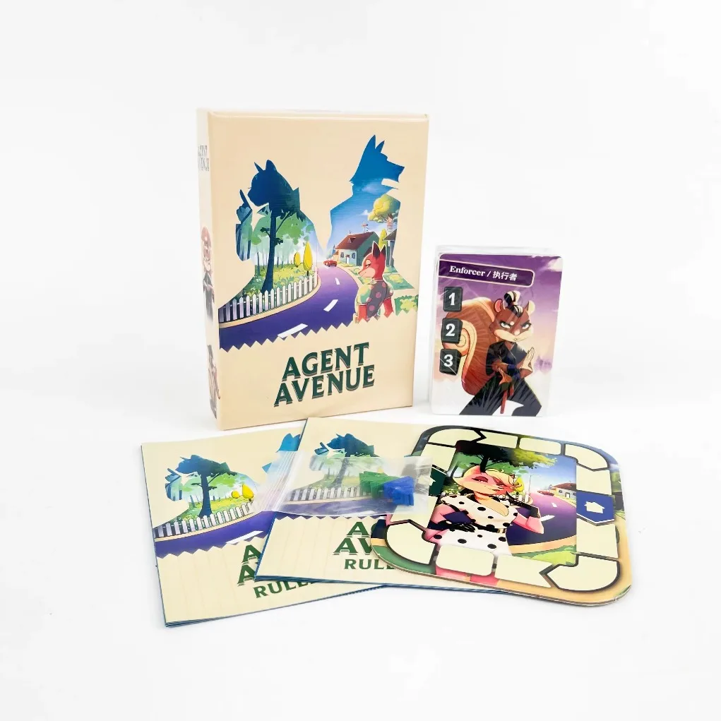 Family Party Tabletop Game, Agent Avenue Expansion:Division M, Classic Strategy Card Game for Adult Night & Family Gatherings