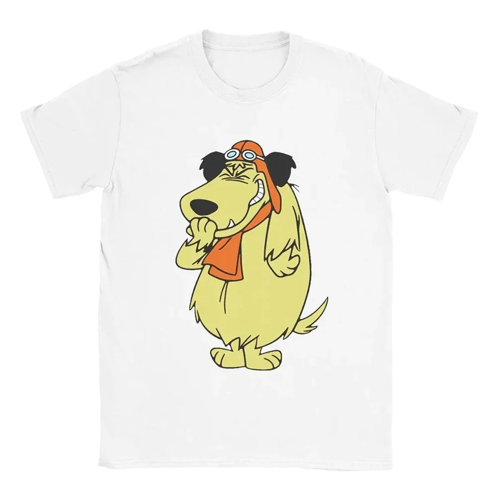 Muttley Wacky Races Men T-Shirt Cartoon Funny Cotton Tees O Neck Short Sleeve T Shirts Casual Men Women Clothing