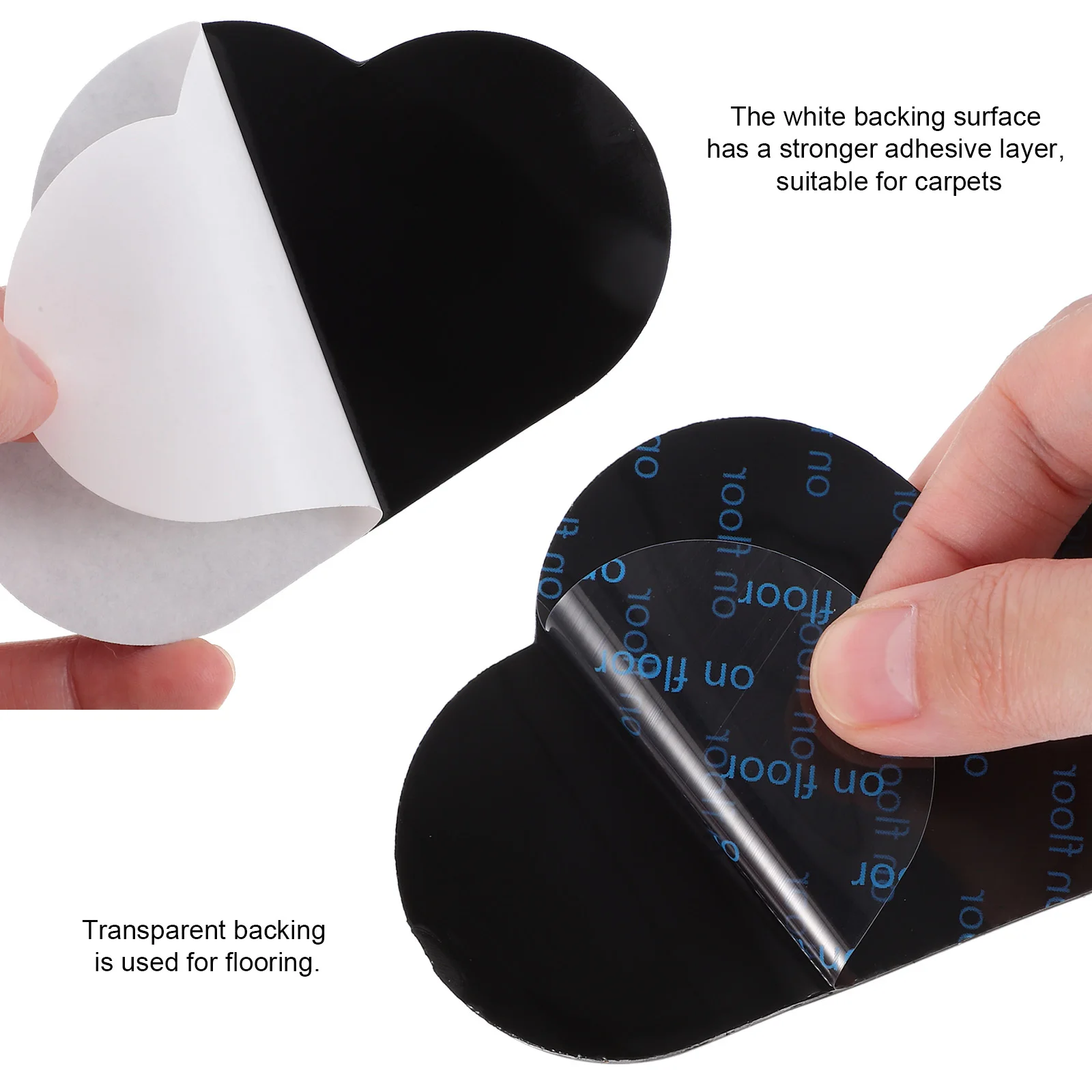 16 قطعة منصات القابض السجاد البساط الشريط ملصقات القلب سحابة شكل عدم الانزلاق البساط أصحاب ل بلاط الأرضيات الصلبة عدم الانزلاق