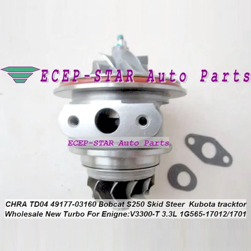 49177-08130 49177-03130 49177-03140 Turbo Cartridge CHRA 1G565-17013 For Mitsubishi Pajero L200 Bobcat S250 Loader V3300-T 3.3L