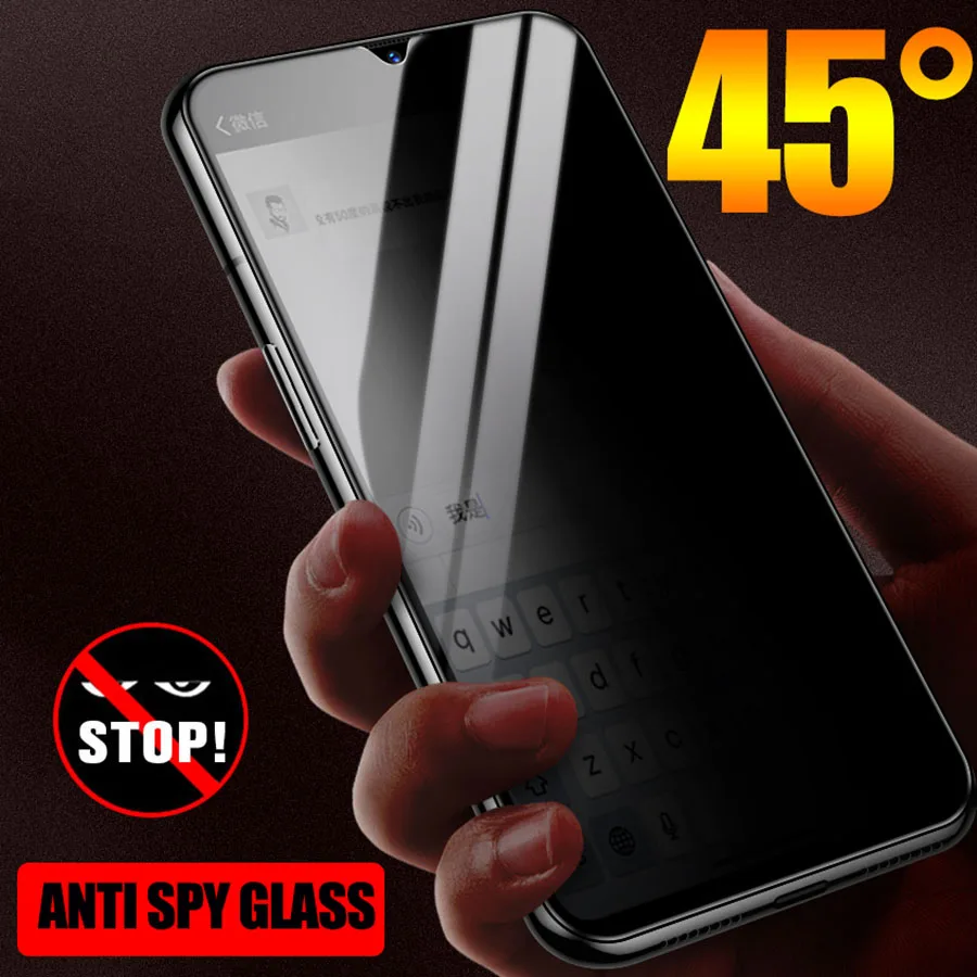 Anti-spy Protective Glass For OPPO Reno 7 5Z 6Z 3 4 5 6 5F F15 F17 F11 F19 Pro Plus A1K A16 A15 A11x A12 A53 A33 Privacy Glass