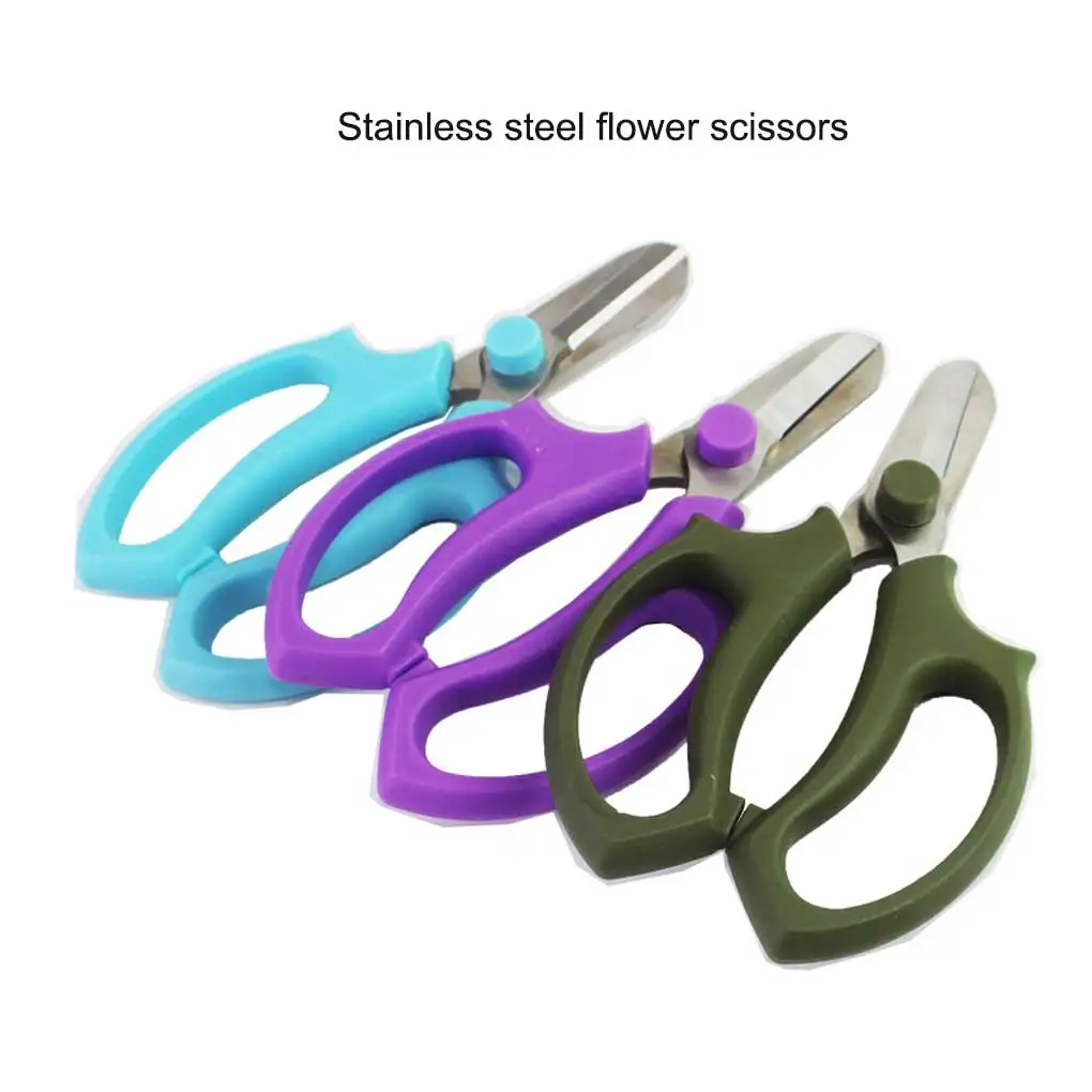 

Scissors Florist Plastic Shears Stripper Cut Tools Plants Supplies