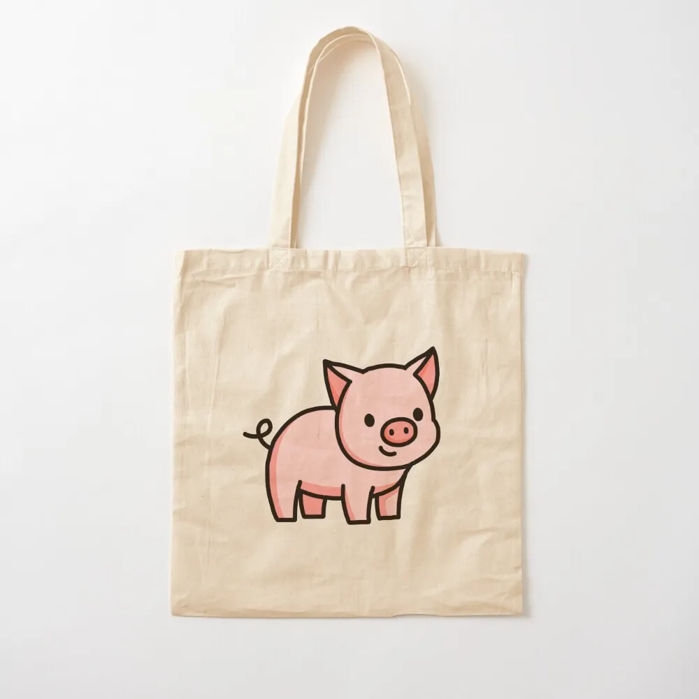 

Pig Tote Bag personalized tote ecological bags canvas Canvas for women Canvas