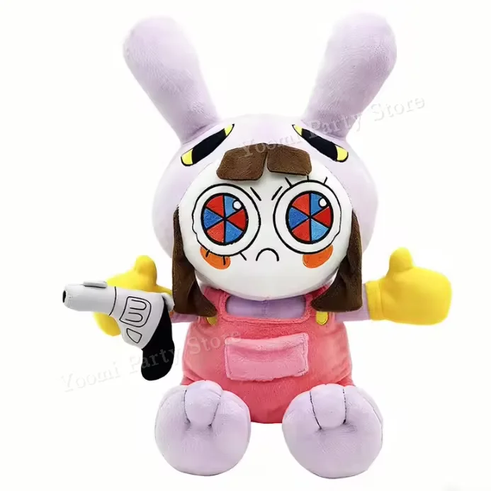 17-25CM Jax Plush Digital Doll Circus Maid Magical Rabbit Clown Cartoon Collectible Home Decor for Fans image 3
