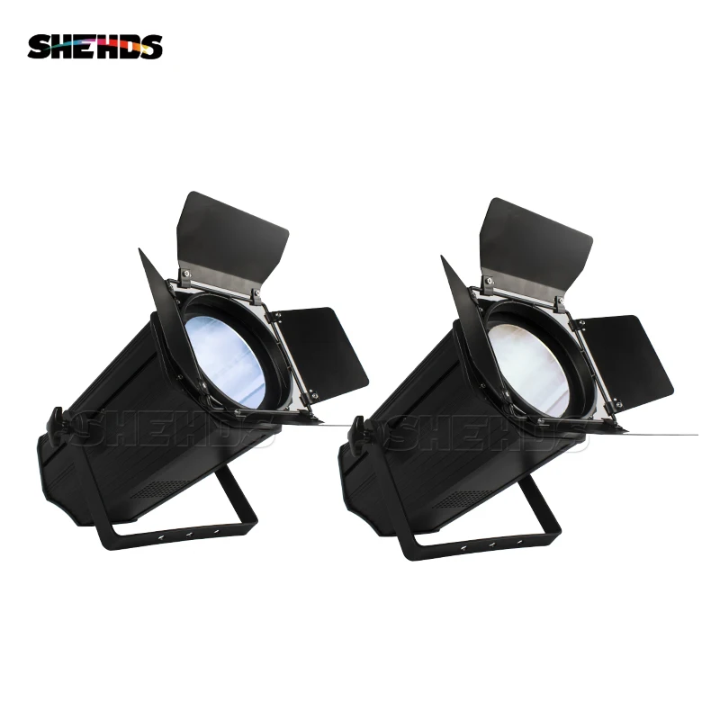 shehds pecas led 200w cob zoom linear branco fresco mais branco quente iluminacao par com porta de celeiro luzes de palco casamento dj discoteca bar 01