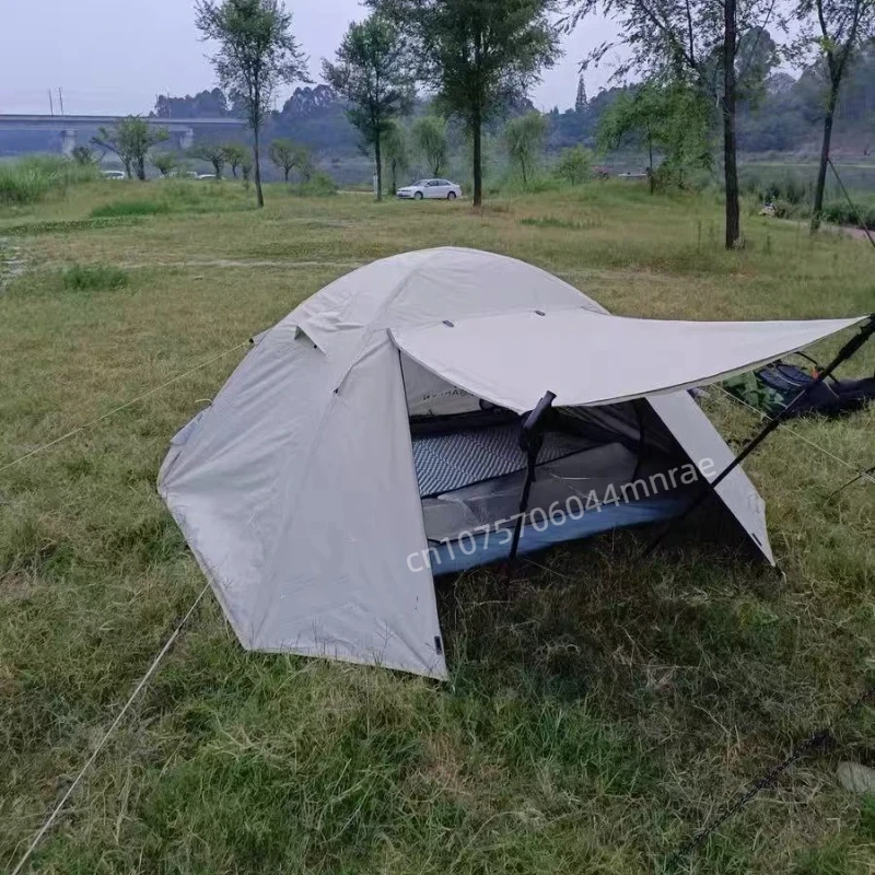 

Палатка для кемпинга на открытом воздухе, непромокаемая, утолщенная палатка для кемпинга, трехсезонная палатка, ветрозащитная, солнцезащитная, портативная складная палатка
