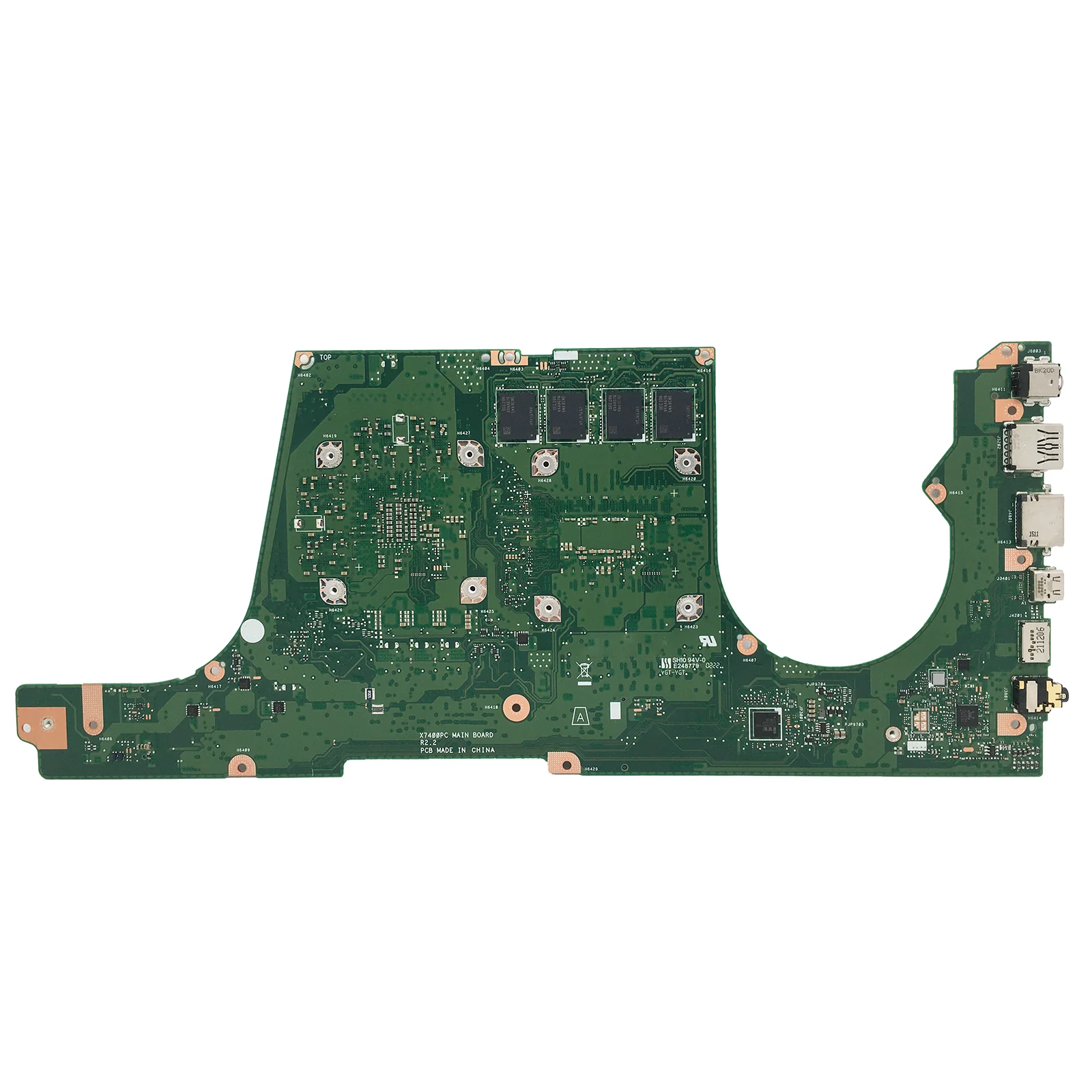 Imagem -04 - Placa-mãe do Portátil Mainboard X7400pc N7600pc X7600pc X3500pc X3500pc X3500pa X3500ph V3500p X3400pc X3400pa K3500pc X3400ph K3500pc X3400ph