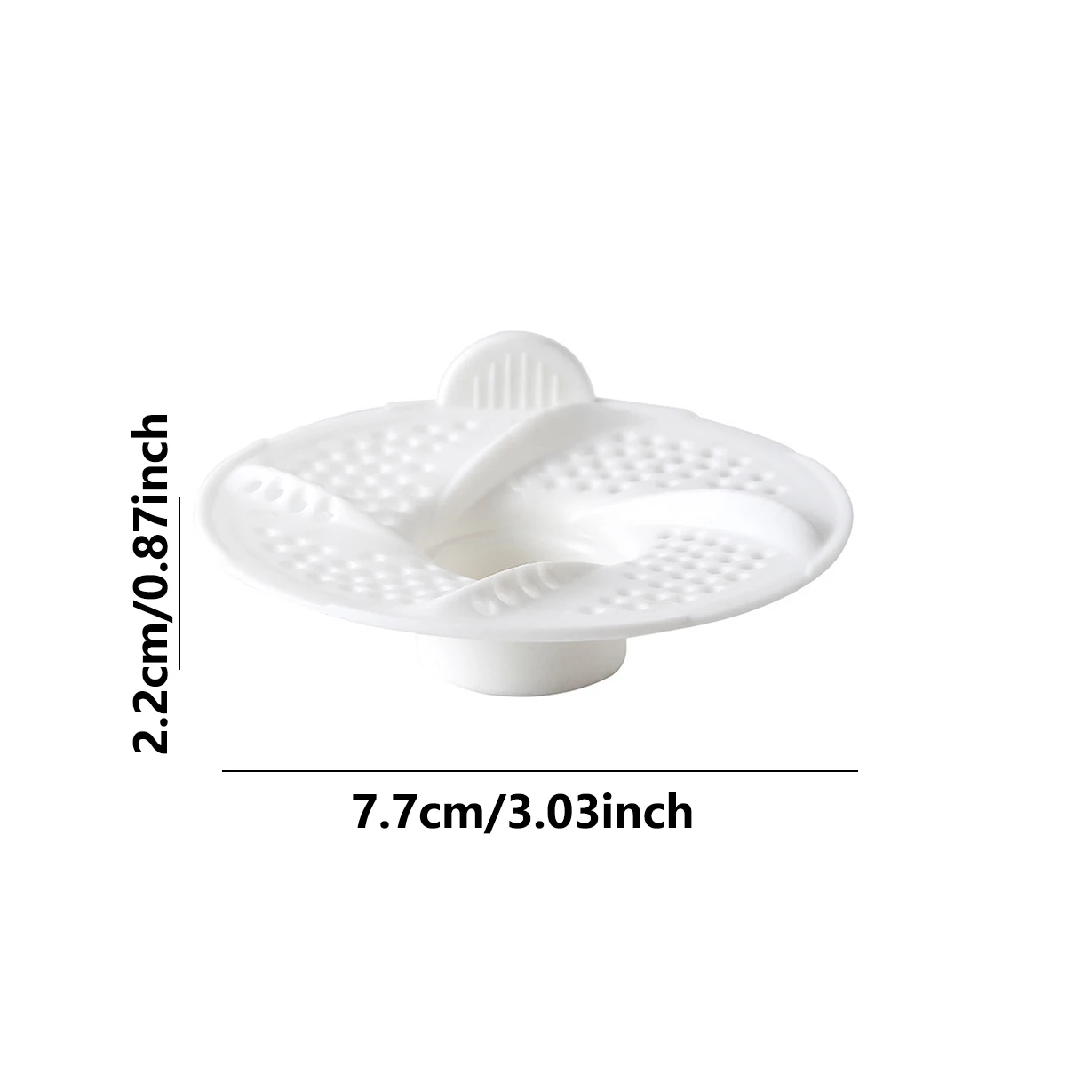 1/3/6Pcs Vortex-type Swirl Bathroom Hair Catcher Universal Bathroom Sink Strainer Anti-Clog Drain Filter Insect-Proof Odor-Proof