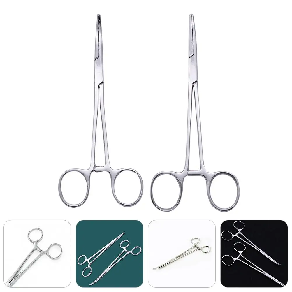 2Pcs Pet Zupfen Zange Edelstahl Epilieren Zange Schröpfen Zange Hund Pflege Werkzeug Blutstillende Zange Präzision Tipps