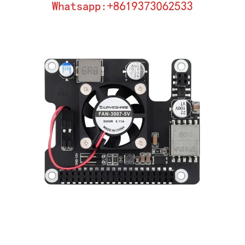 

Плата расширения Power Over Ethernet для встроенного охлаждающего вентилятора RDK X5 с металлическим радиатором, поддерживающая сетевой стандарт 802.3af/at