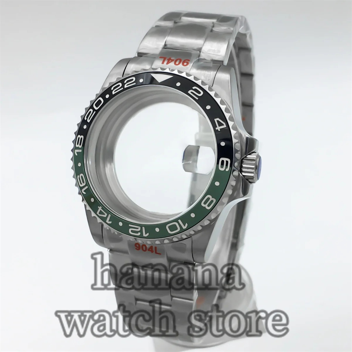 36/38MM submersible case ceramic bezel sapphire glass for NH34 NH35 NH36 NH39 ETA2824 PT5000 movement one-way rotation 60 clicks