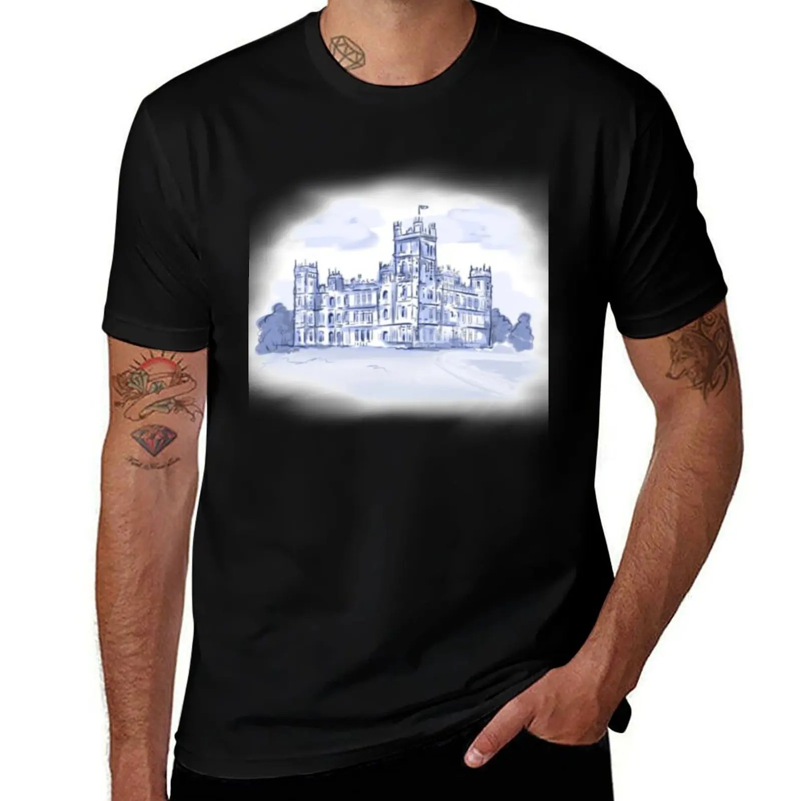 Downton Abbey inspired Toile T-Shirt graphic t shirts anime stuff mens fashion