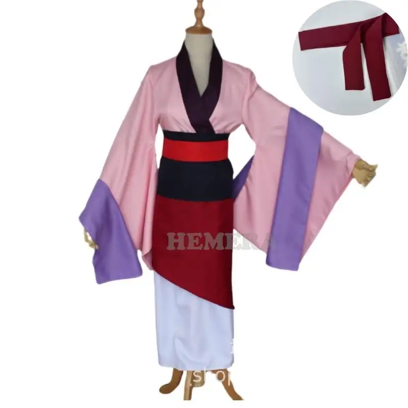 2024 Woman Anime Mulan Costume Womens Kids Chinese Hanfu Costume Princess Dress Deluxe Adult Cosplay for Halloween Party